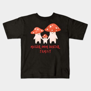 mushroom hunter Kids T-Shirt